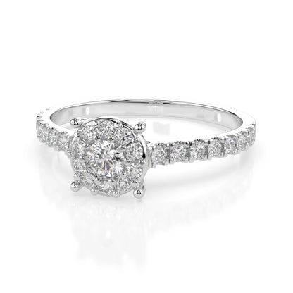 Solitaire Eternity Ring (Round), 0.15 ct — 101-10017(3.4)