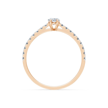 Solitaire Eternity Ring, 0.3 ct — 101-10191(0.30)PAR
