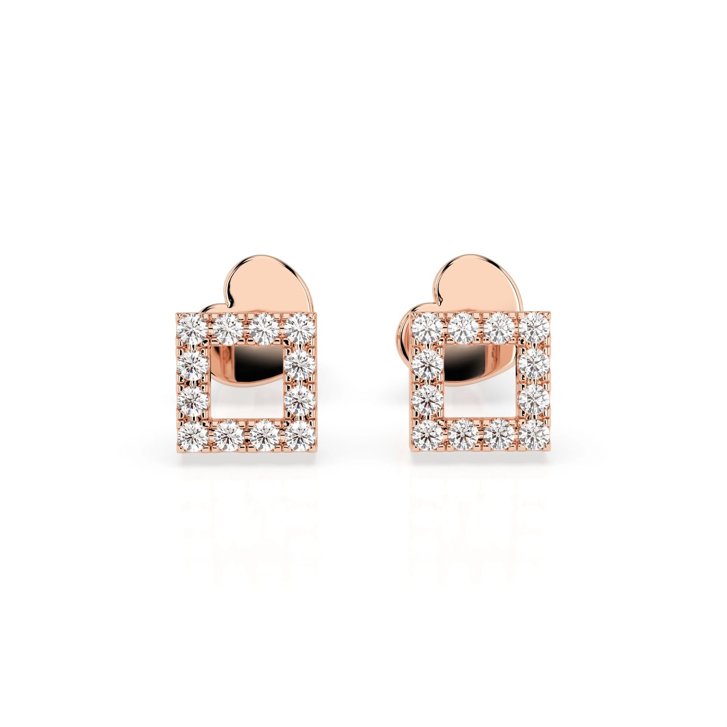 Minimalism Earring (Round), 0.14 ct — 102-10053