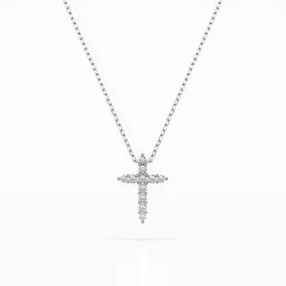 Minimalism Necklace (Round), 0.07 ct — 104-10020