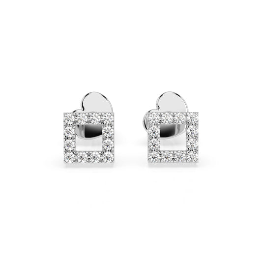 Minimalism Earring (Round), 0.14 ct — 102-10053