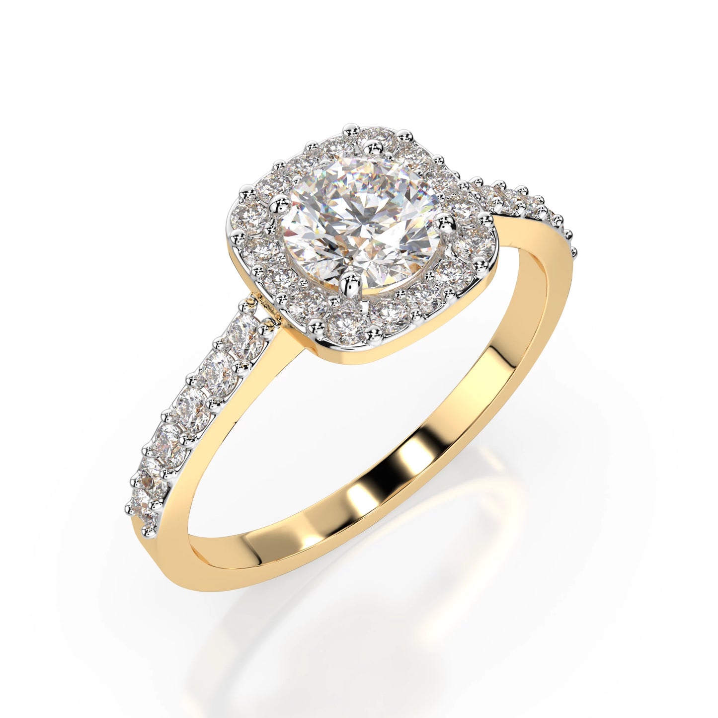 Solitaire Eternity Ring (Round), 0.4 ct — 101-10152(4.7)
