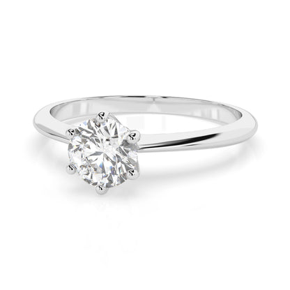 Solitaire Ring (Round), 0.3 ct — 101-10027(4.2)