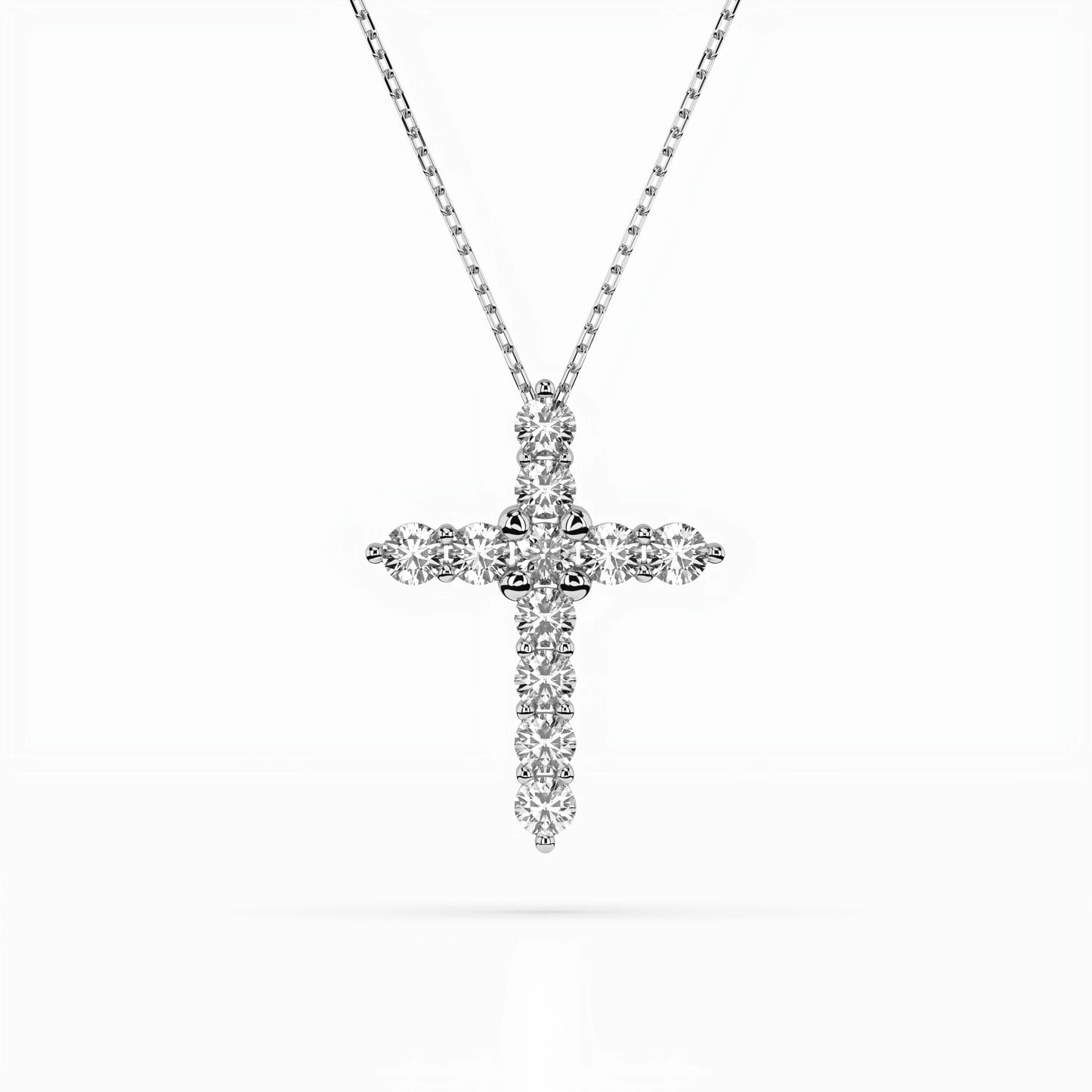 Minimalism Necklace (Round), 0.52 ct — 104-10039(2.3)