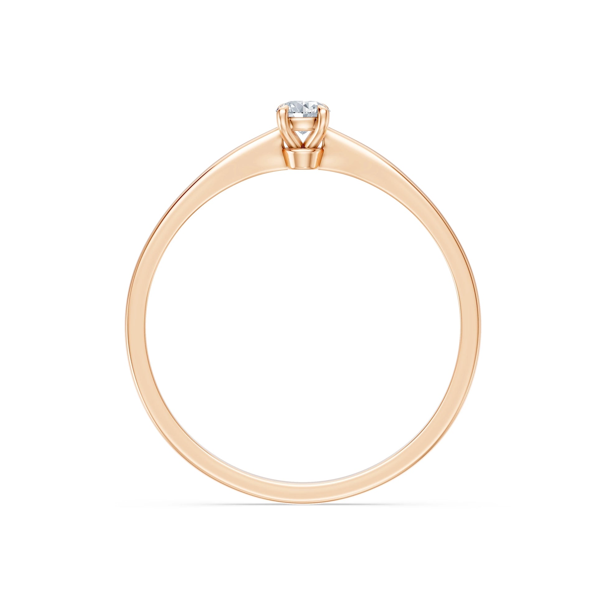 Solitaire Ring, 0.1 ct — 101-10116(3.0)