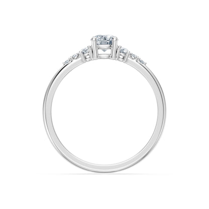 Solitaire Eternity Ring, 0.35 ct — 101-10140(4.5)