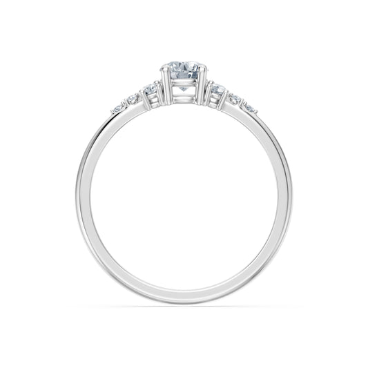 Solitaire Eternity Ring, 0.35 ct — 101-10140(4.5)