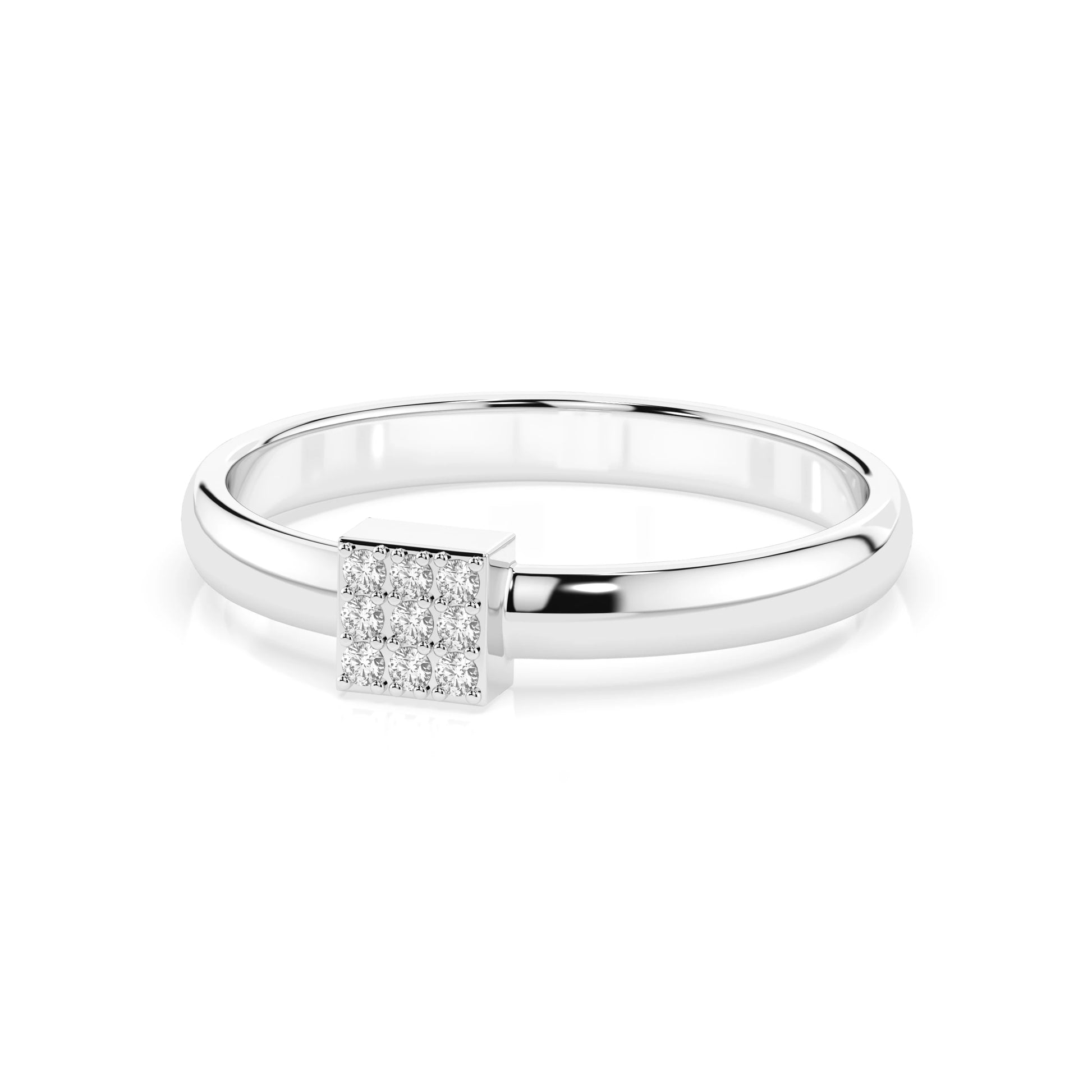 Illusion Ring (Round), 0.05 ct — 101-10063
