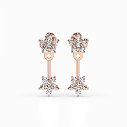 Illusion Earring (Round), 0.25 ct — 102-10195/1