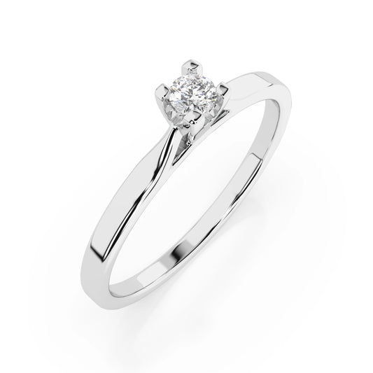 Solitaire Ring (Round), 0.06 ct — 101-10034(2.5)