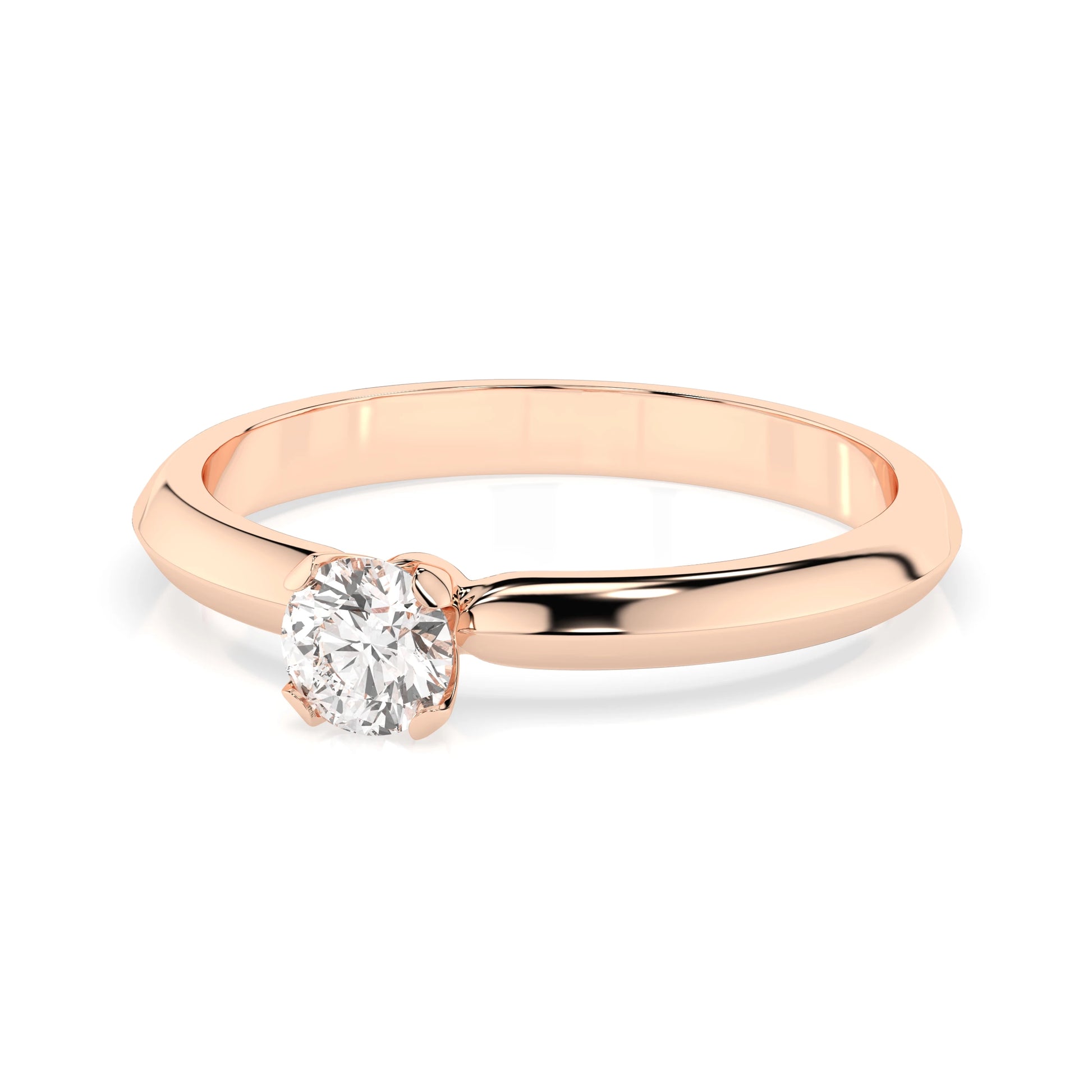 Solitaire Ring (Round), 0.3 ct — 101-10089(4.2)