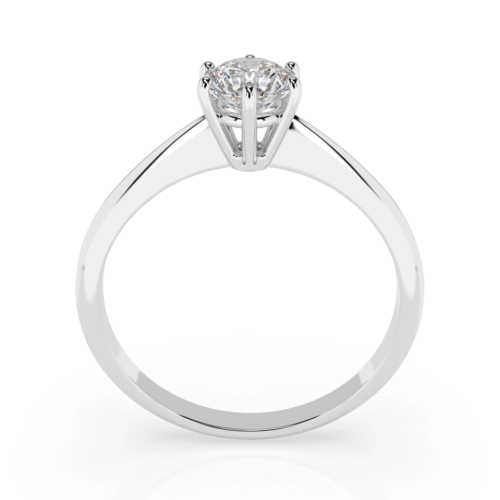 Solitaire Ring (Round), 0.3 ct — 101-10027(4.2)
