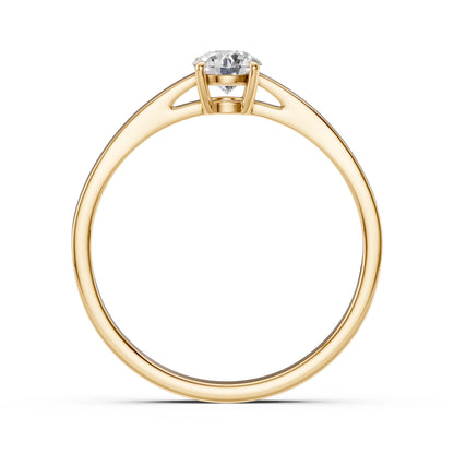 Solitaire Ring (Round), 0.4 ct — 101-10012/1(4.7)