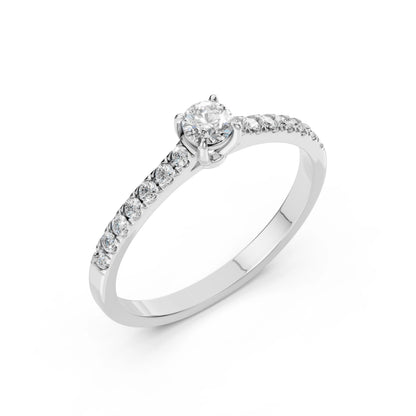 Solitaire Eternity Ring (Round), 0.3 ct — 101-10094(4.2)
