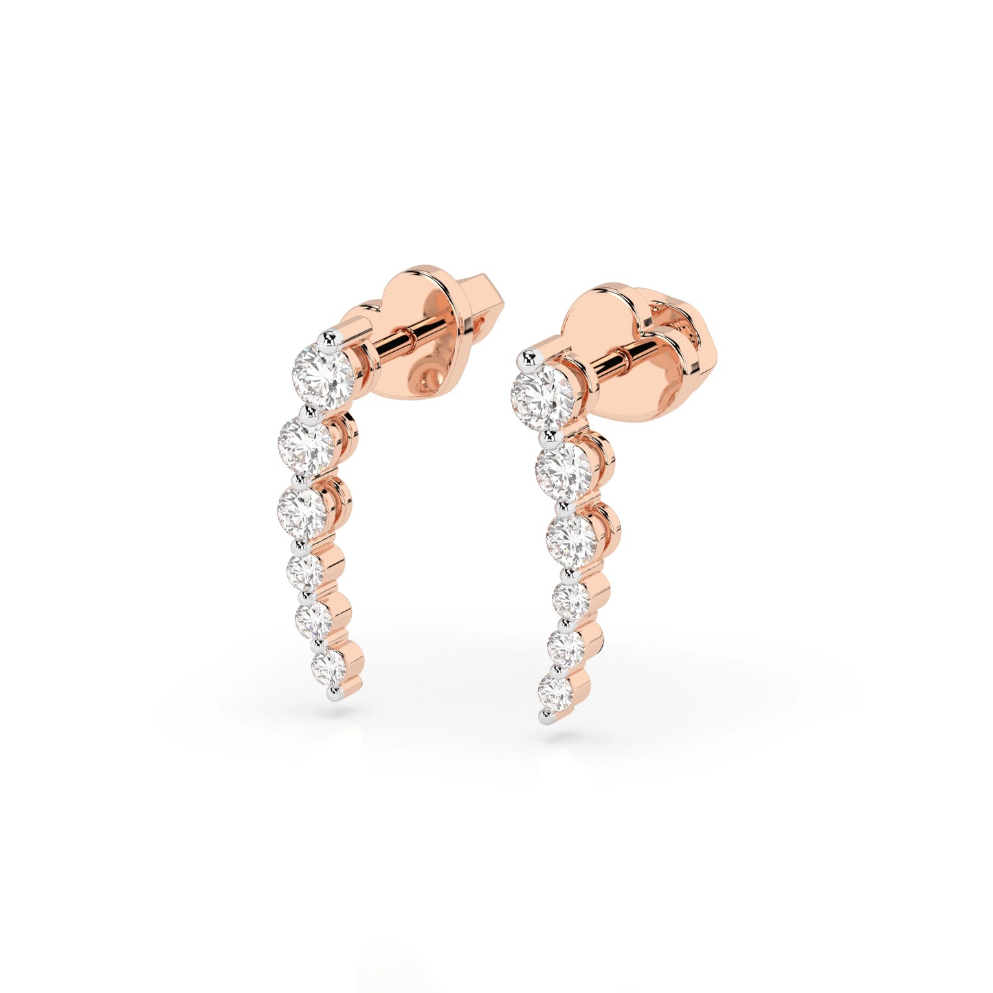 Eternity Earring (Round), 0.09 ct — 102-10030