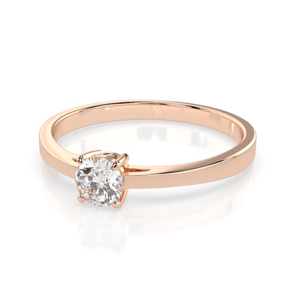 Solitaire Ring (Round), 0.25 ct — 101-10012/1(4.0)