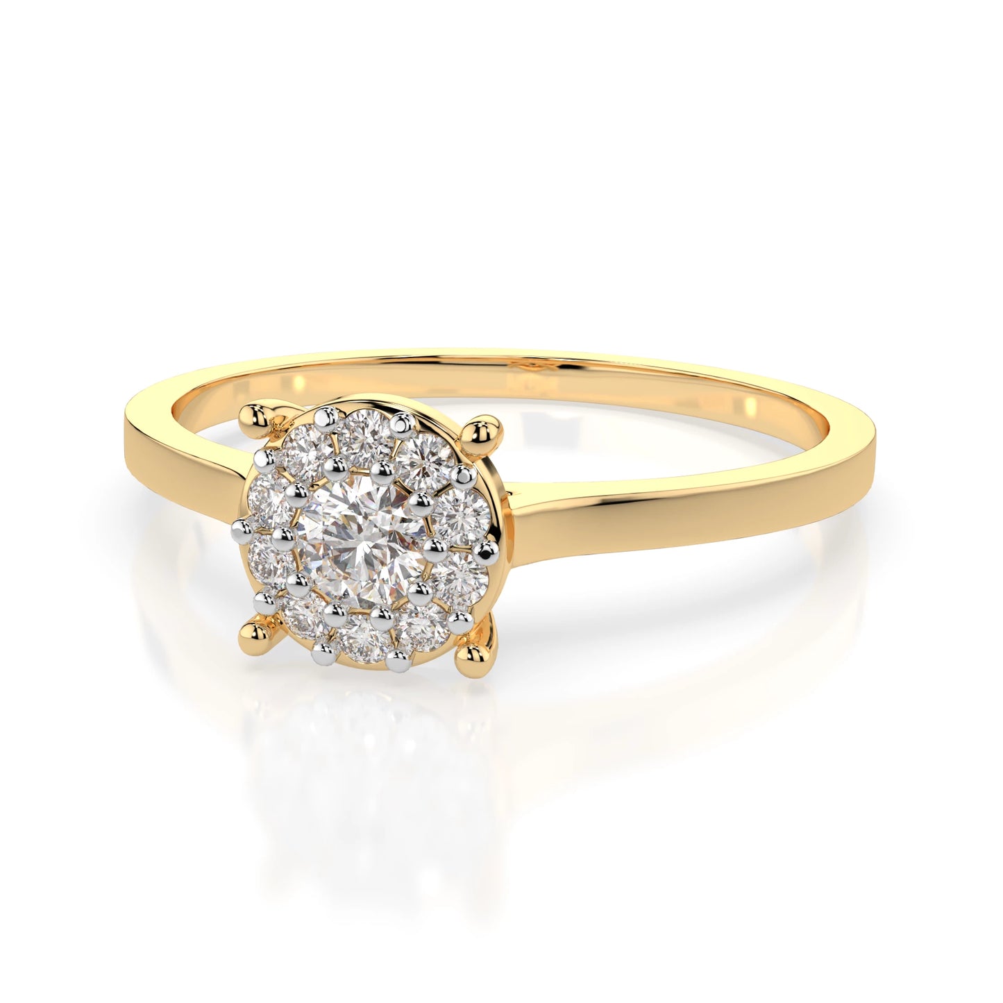 Solitaire Eternity Ring (Round), 0.06 ct — 101-10017/1(2.5)