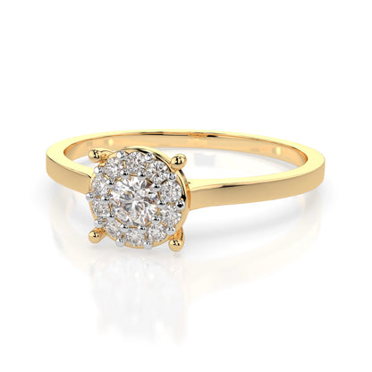 Solitaire Eternity Ring (Round), 0.06 ct — 101-10017/1(2.5)