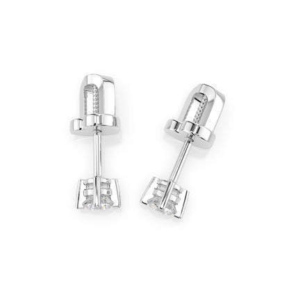 Solitaire Butterfly Earring (Round), 0.12 ct — 102-10025(2.5)