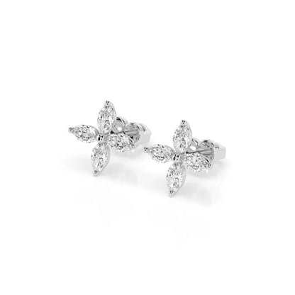 Illusion Earring (Marquise), 0.8 ct — 102-10193V1