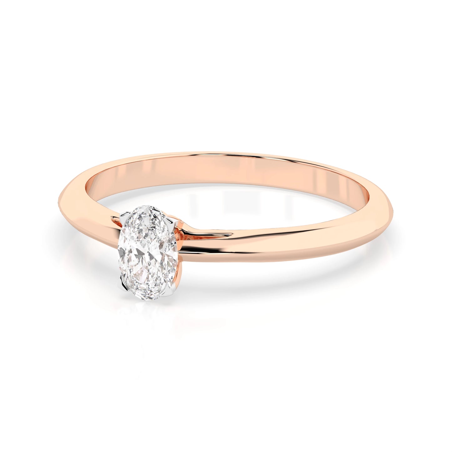 Solitaire Ring (Oval), 0.3 ct — 101-10190(0.30)OV
