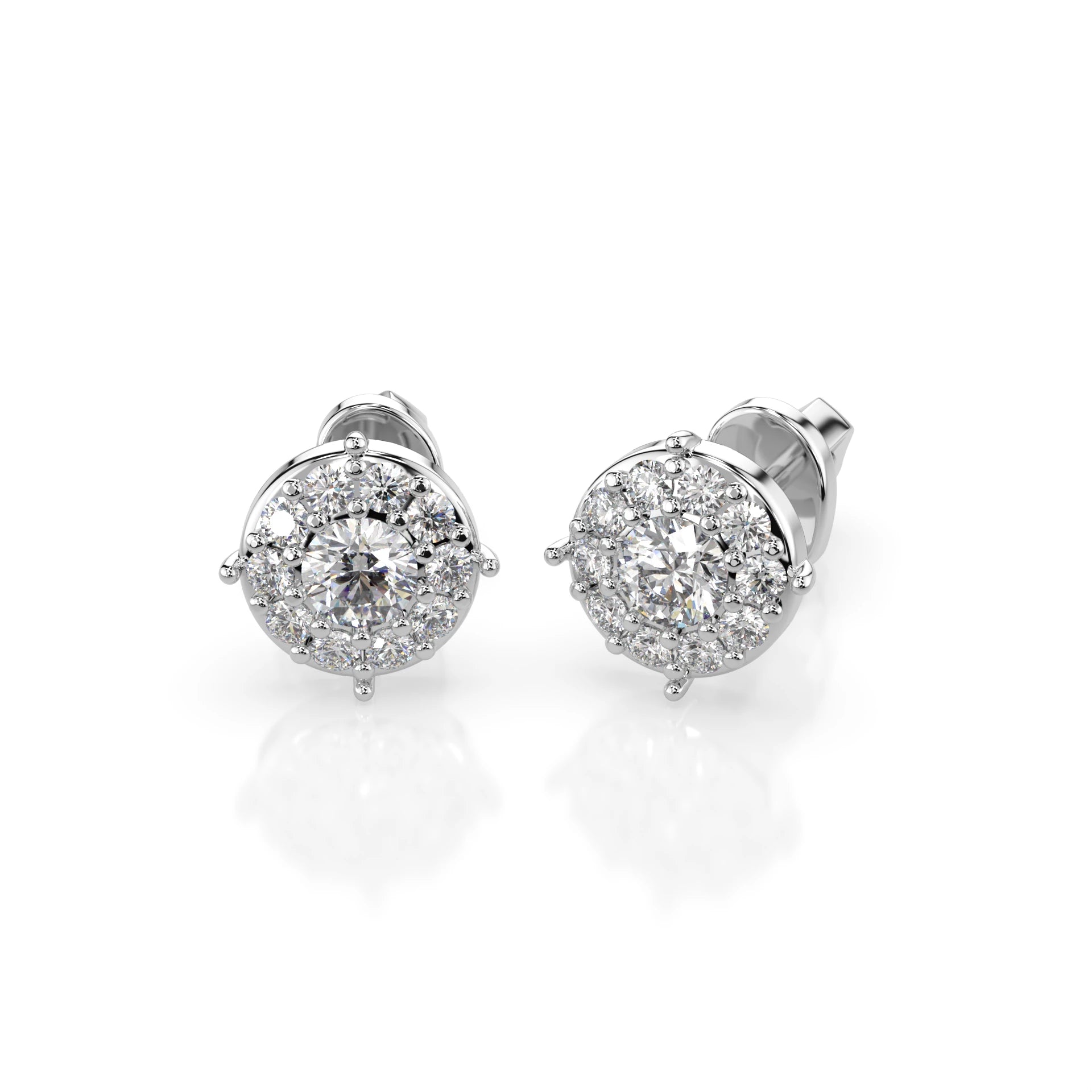 Solitaire Eternity Earring (Round), 0.12 ct — 102-10017(2.5)