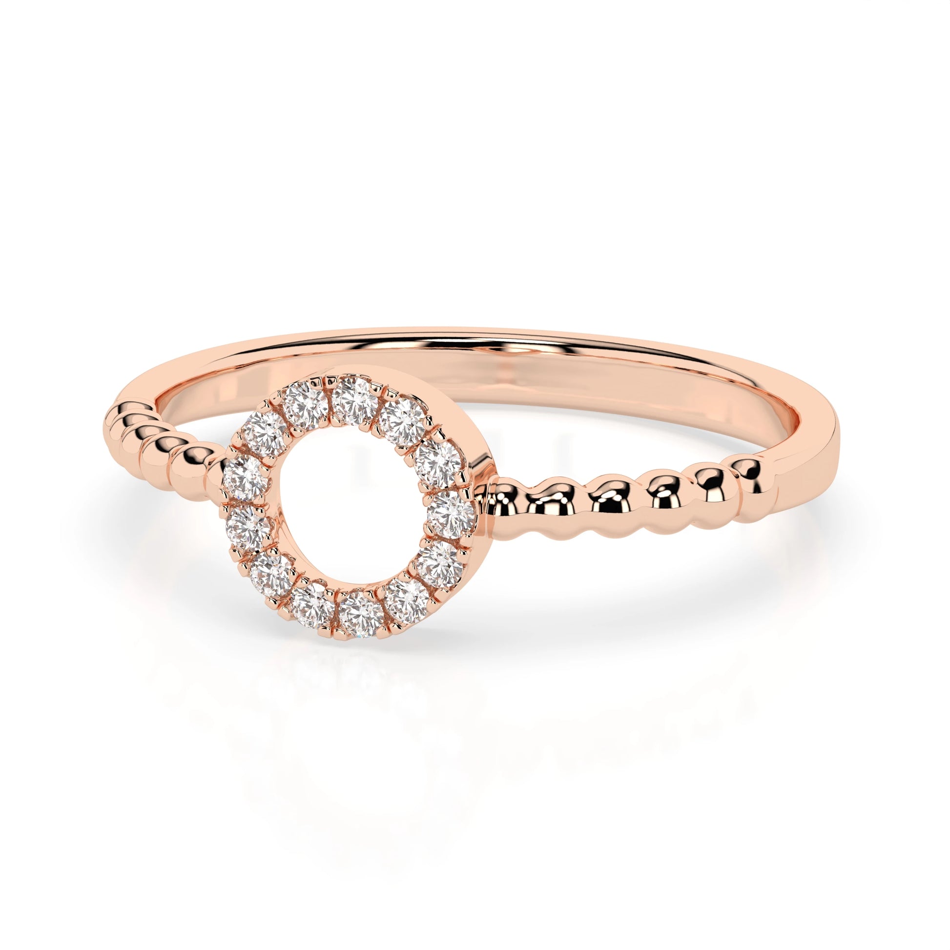 Minimalism Ring (Round), 0.08 ct — 101-10055