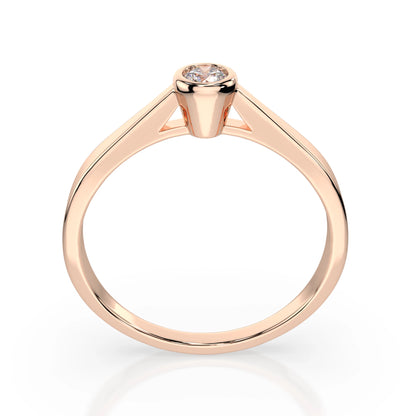Solitaire Ring (Round), 0.05 ct — 101-10010(2.3)