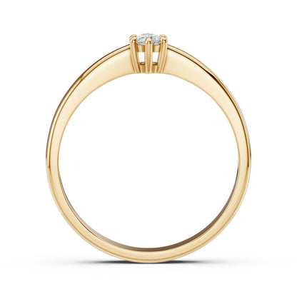 Solitaire Ring (Round), 0.1 ct — 101-10151(3.0)