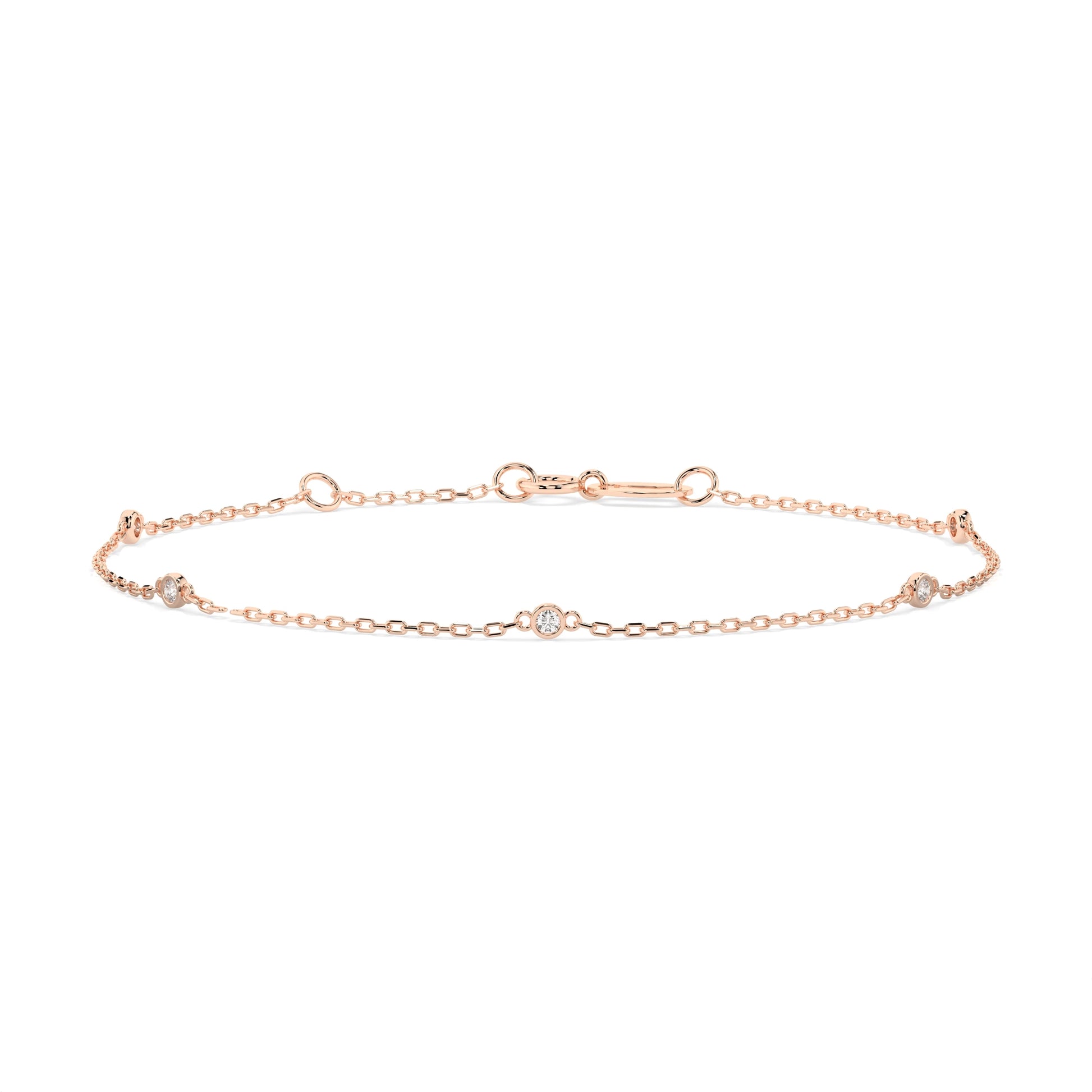 Minimalism Bracelet (Round), 0.07 ct — 105-10008/5(1.4)