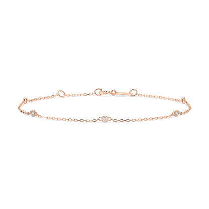 Minimalism Bracelet (Round), 0.07 ct — 105-10008/5(1.4)