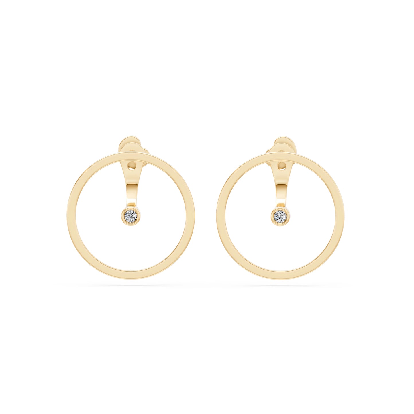 Minimalism Earring, 0.06 ct — 102-10077