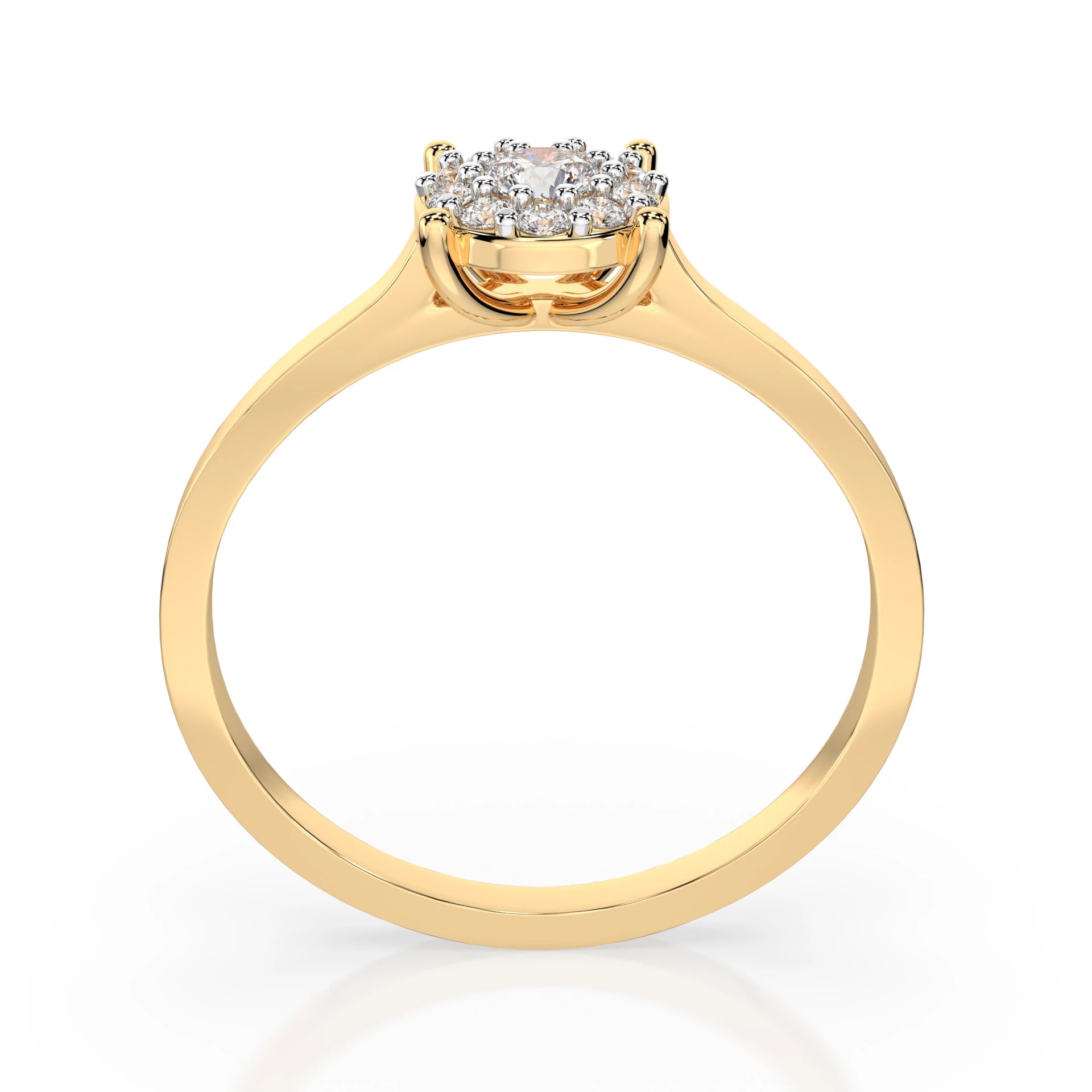 Solitaire Eternity Ring (Round), 0.06 ct — 101-10017/1(2.5)