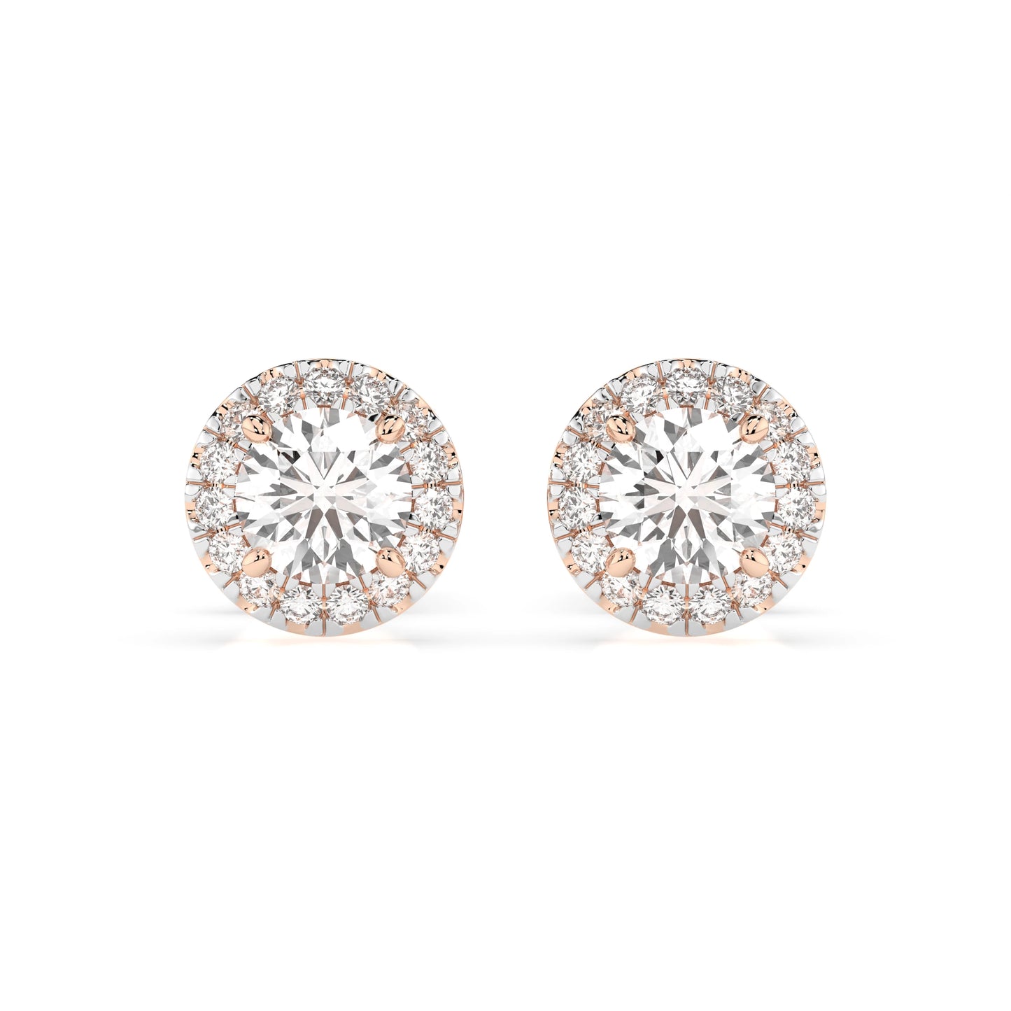 Solitaire Eternity Earring (Round), 0.4 ct — 102-10095(3.7)