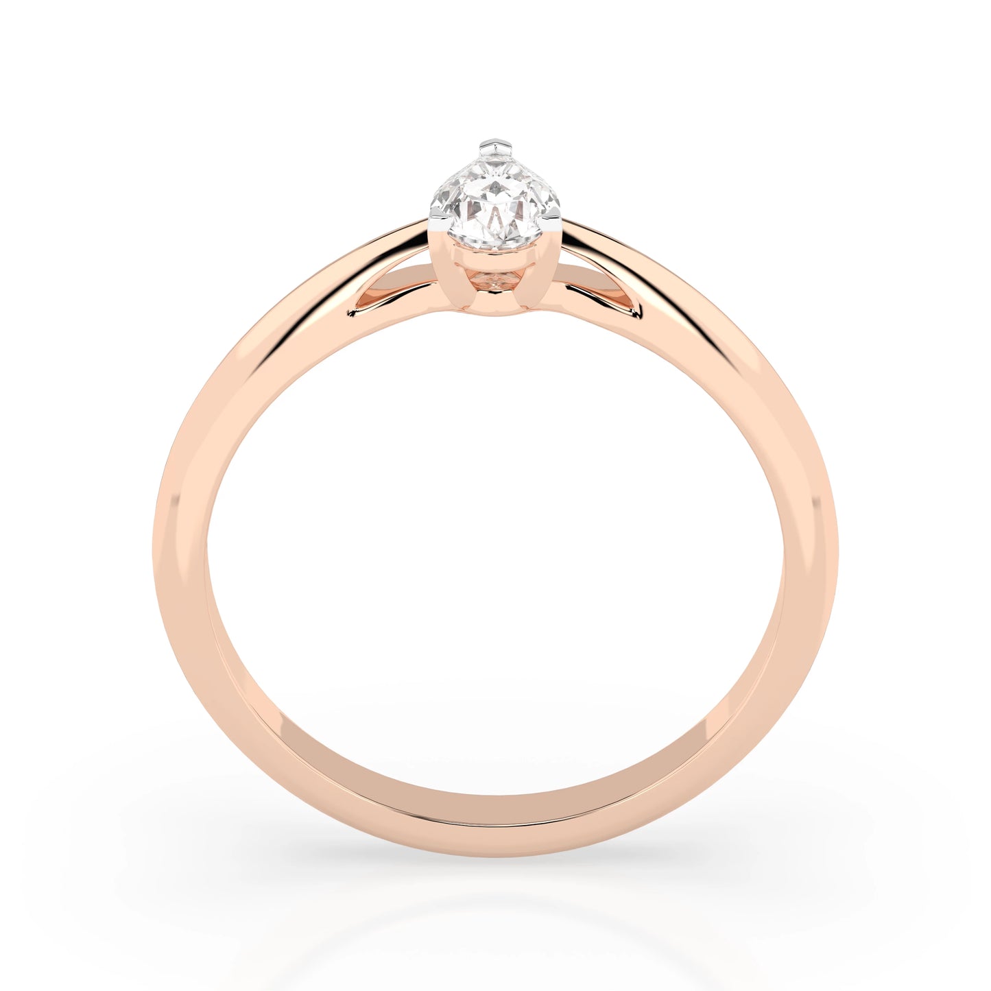 Solitaire Ring (Pear), 0.3 ct — 101-10190(0.30)PAR