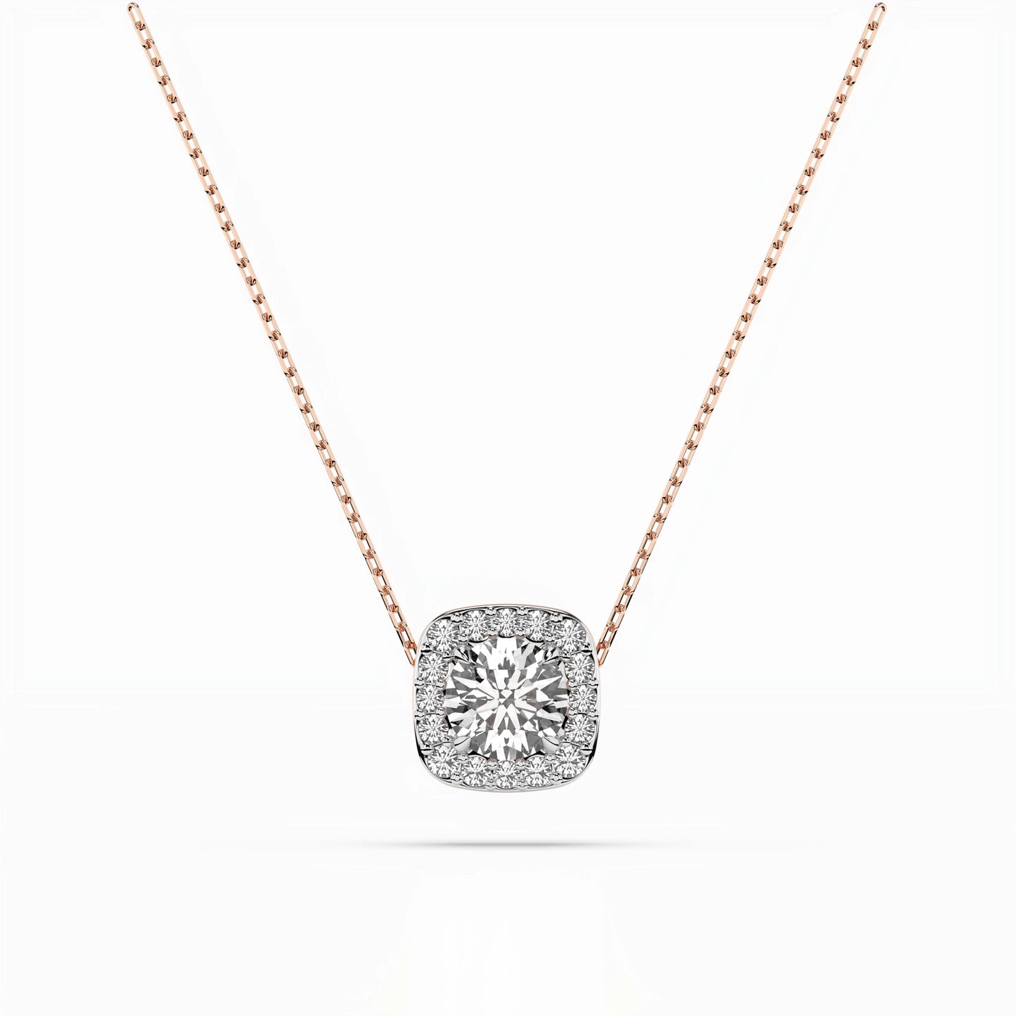 Solitaire Eternity Necklace (Round), 0.4 ct — 104-10057(4.7)