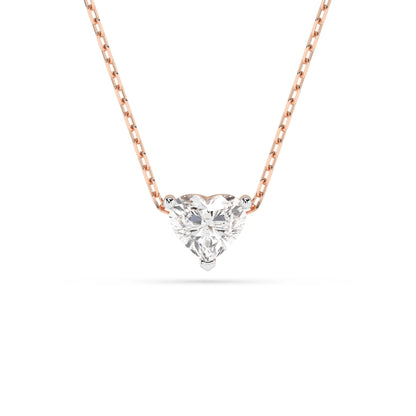 Solitaire Necklace (Heart), 0.3 ct — 104-10066(0.30)HRT