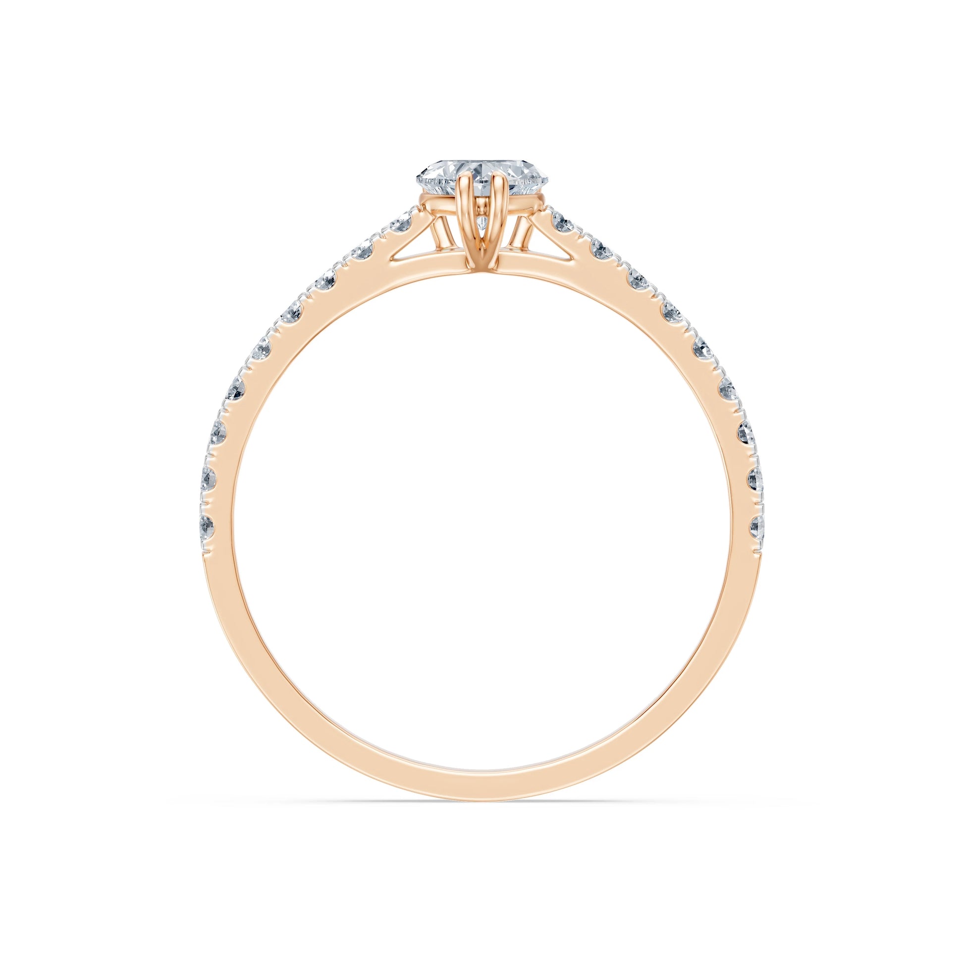 Solitaire Eternity Ring, 0.3 ct — 101-10191(0.30)HRT