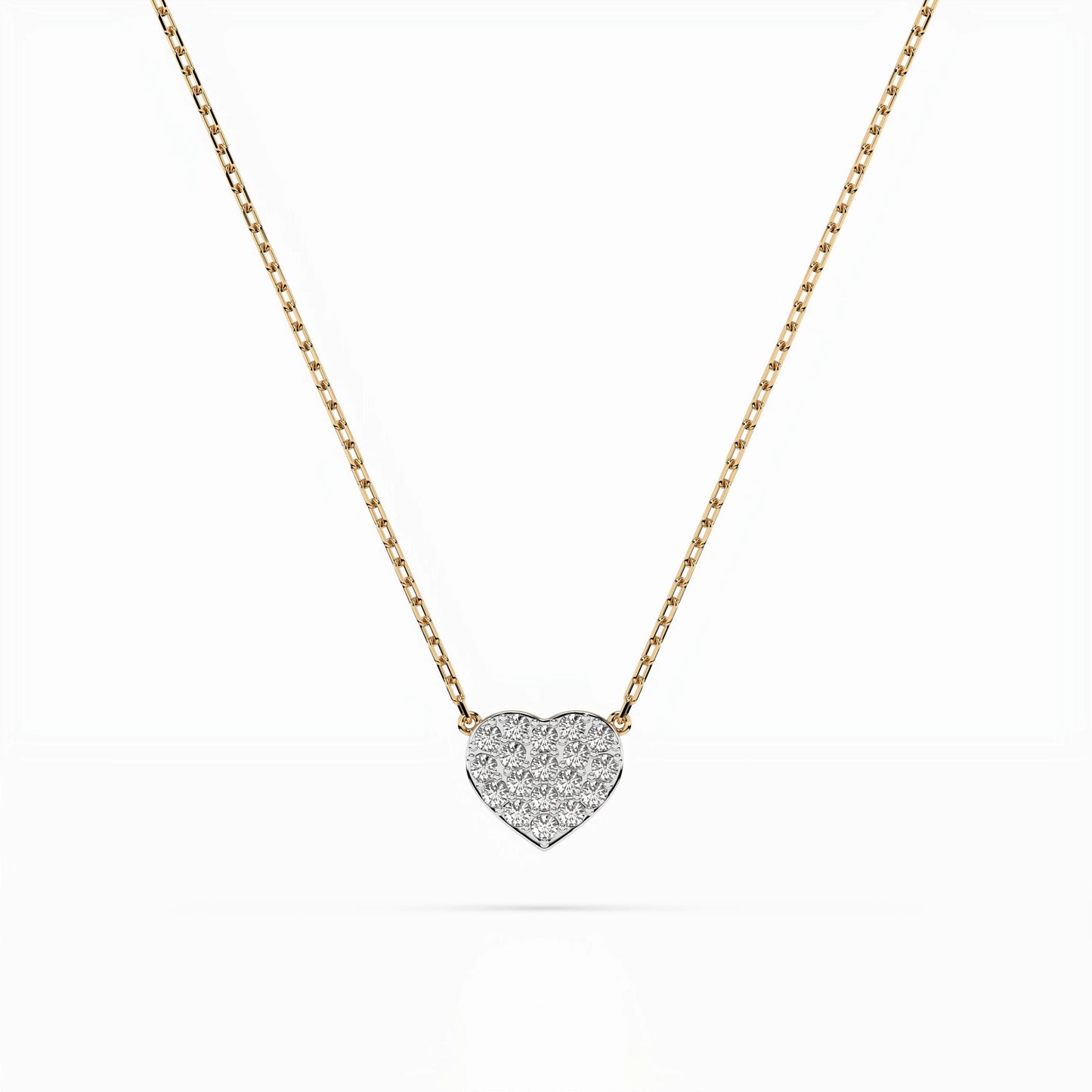 Illusion Necklace (Round), 0.09 ct — 104-10059