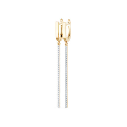 Minimalism Earring, 0.38 ct — 102-10129/2