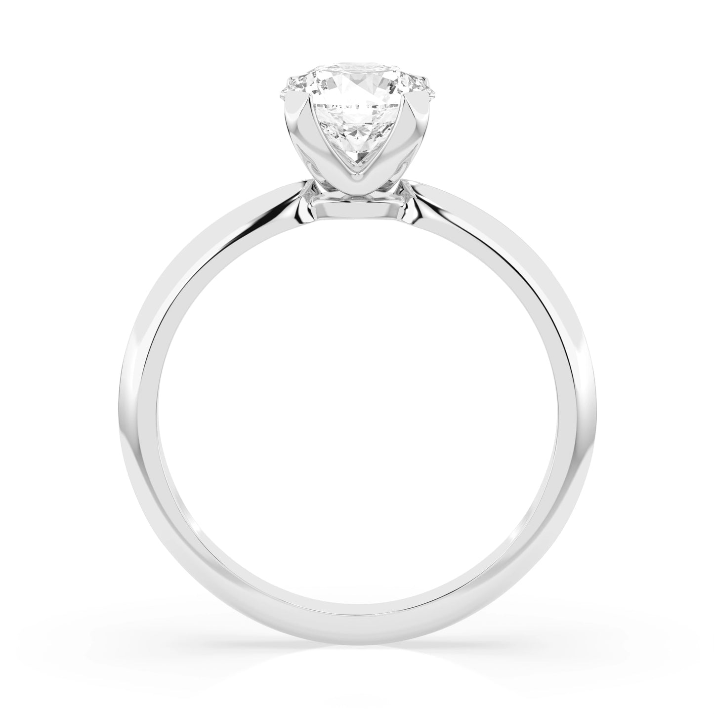 Solitaire Ring (Round), 0.7 ct — 101-10089(5.7)