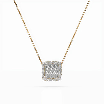 Illusion Necklace (Round), 0.12 ct — 104-10035