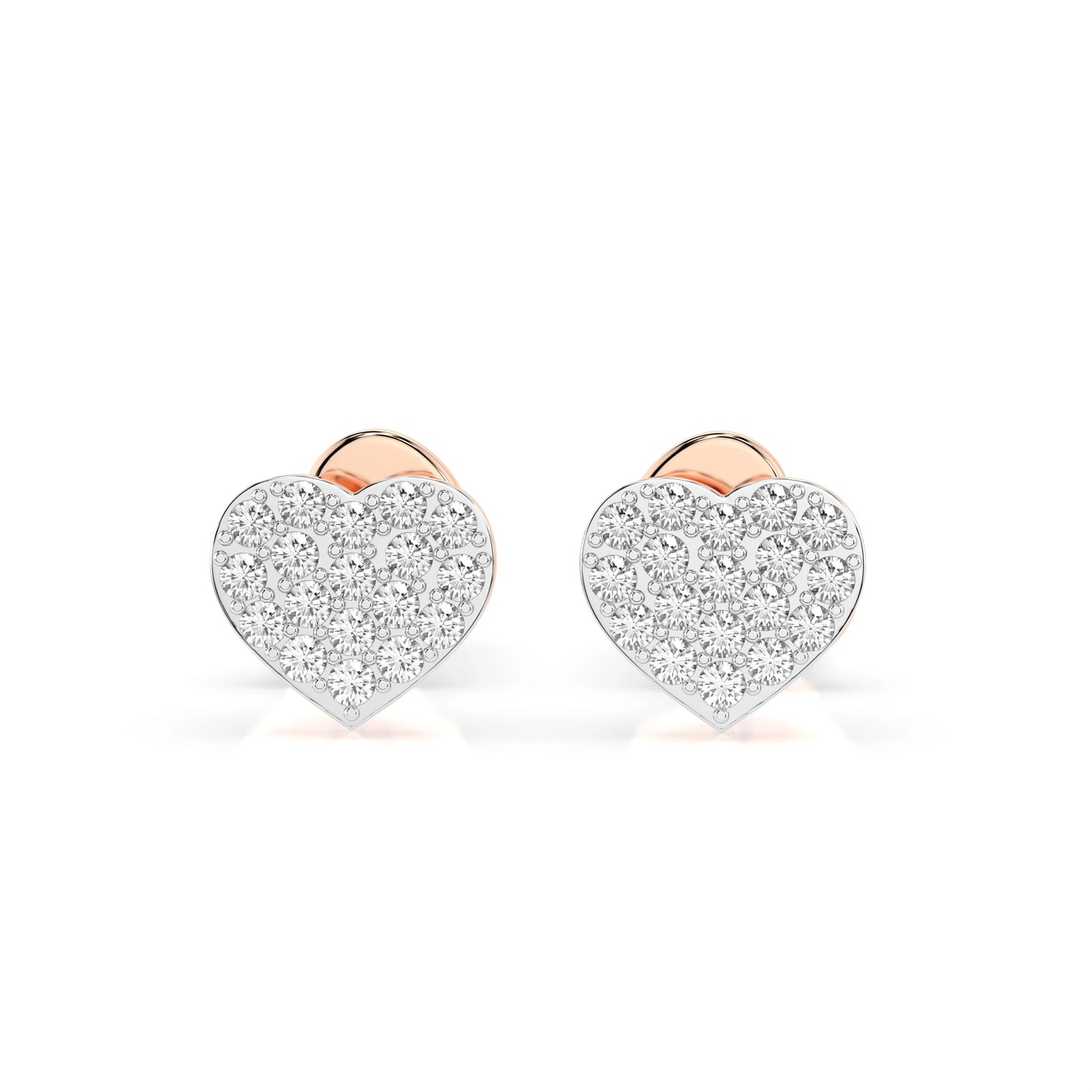 Illusion Earring (Round), 0.18 ct — 102-10097