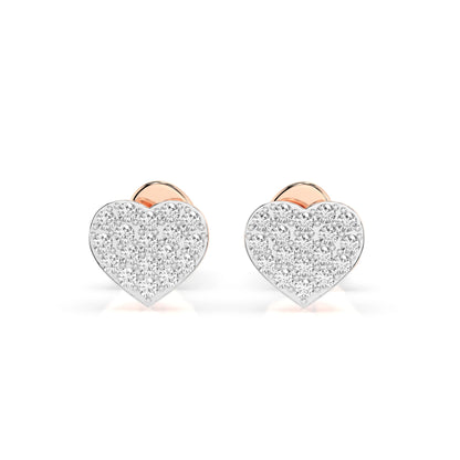 Illusion Earring (Round), 0.18 ct — 102-10097