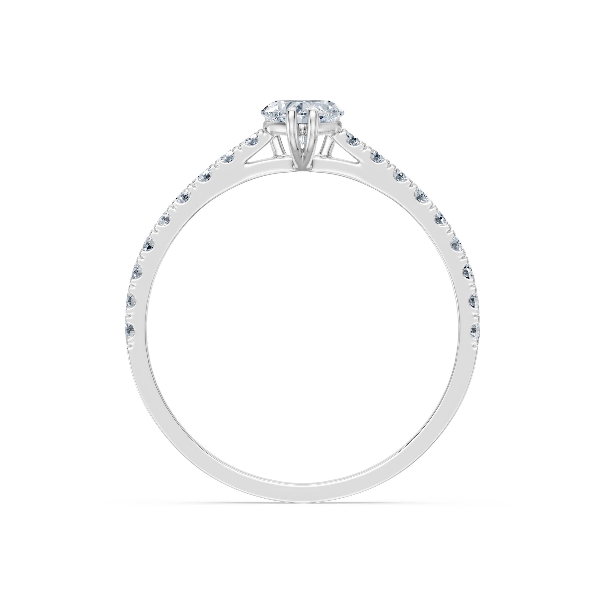 Solitaire Eternity Ring, 0.3 ct — 101-10191(0.30)HRT