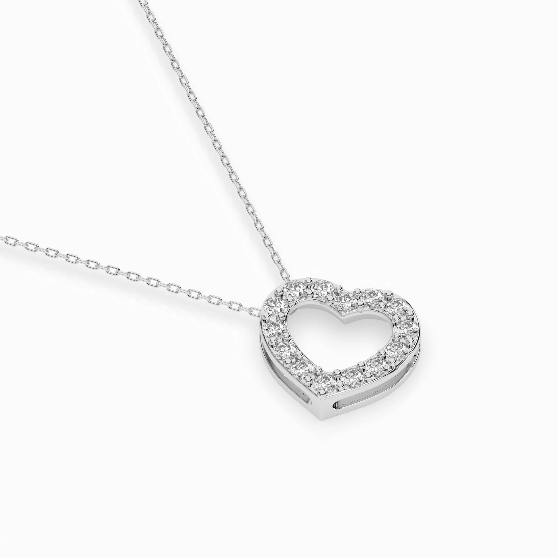Minimalism Necklace (Round), 0.35 ct — 104-10061