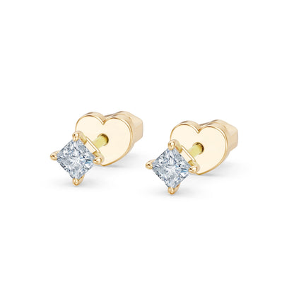 Solitaire Butterfly Earring, 0.34 ct — 102-10116(3.0)PR