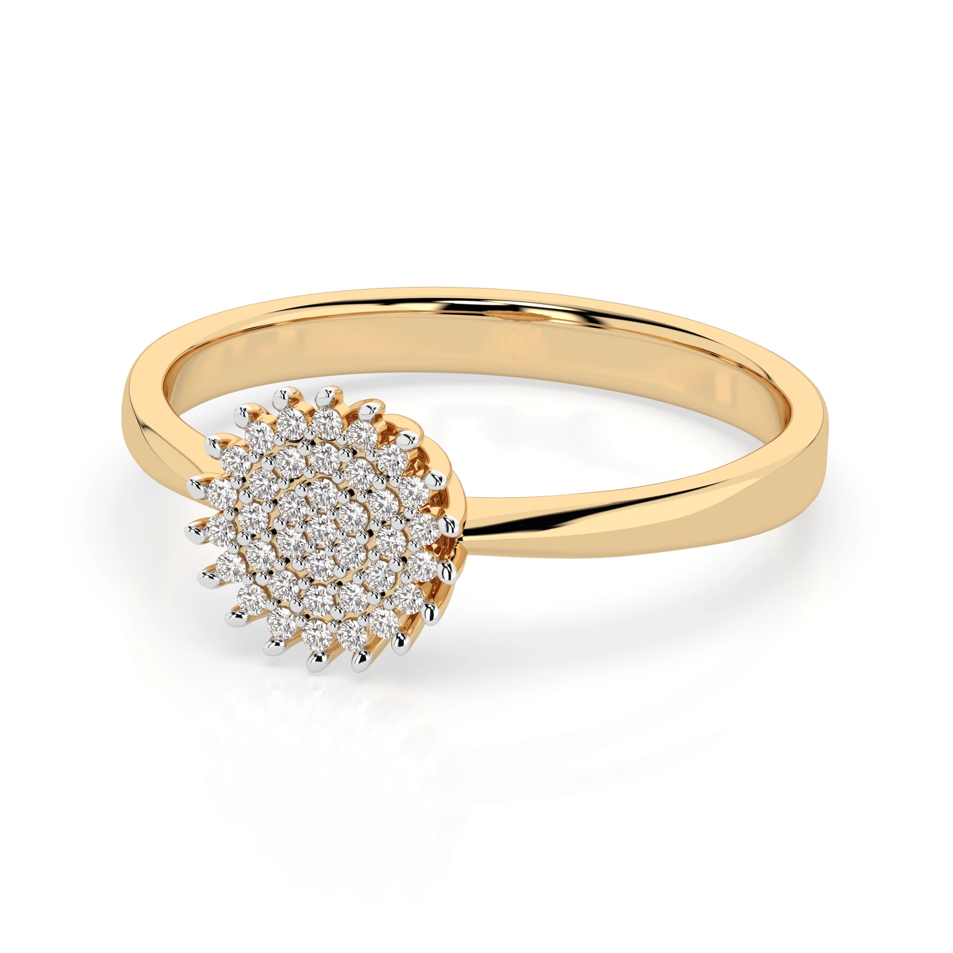 Illusion Ring (Round), 0.15 ct — 101-10171