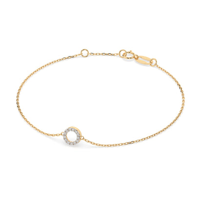 Minimalism Bracelet (Round), 0.07 ct — 105-10015