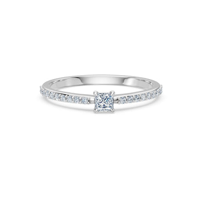Solitaire Ring, 0.17 ct — 101-10116/2(3.0)PR